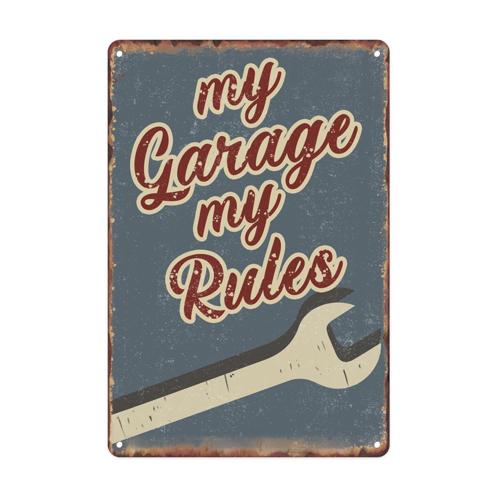 Sanwarm Metal Sign 8X12 Inch, Sorry Closed for Lunch Back At Notice Gone To Lunch Vintage Tin Sign Wall Art Decor for Store, Office, Hotel, Cafe and Pub Decoration