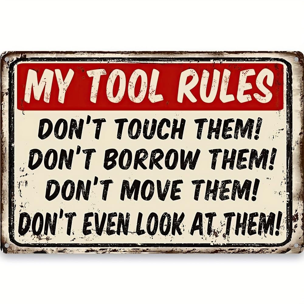 Vintage Metal Aluminum Sign Decor 8"x12",Funny Aluminum Sign Mentally Unstable And Not Fully Medicated Keep Safe Distance Vintage Inspired Wall Poster man Cave yard garden Wall Decor.