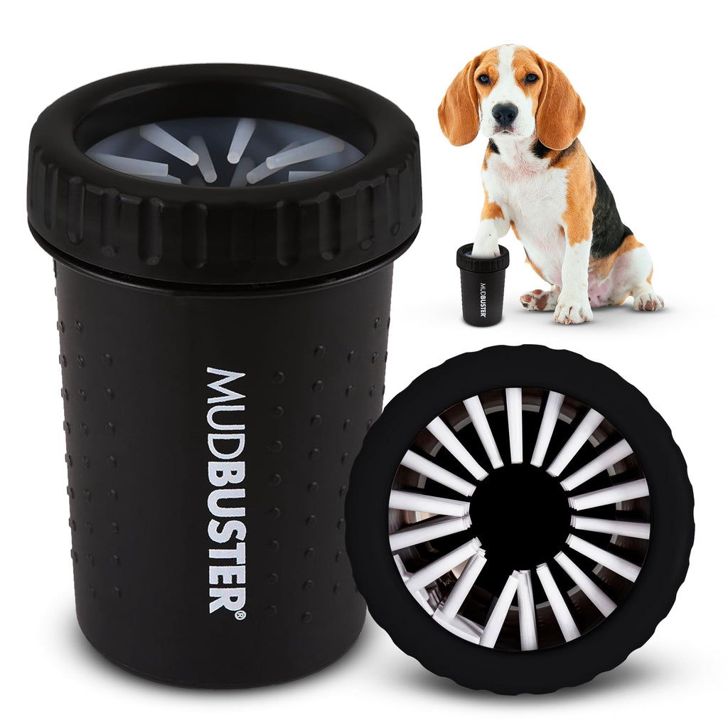 Dexas Pink Medium Dog Paw Cleaner, MudBuster - Premium Quality Pet Supplies and Dog Accessories for Dogs, Easy to Use, Mess Free, BPA Free, Patented Product