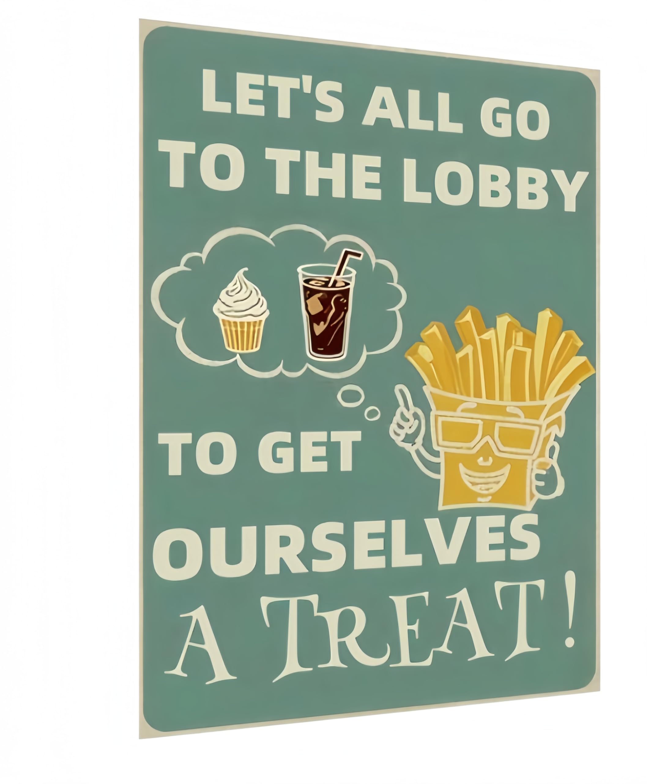 Vintage Bathroom Sign - Vintage Metal Wall Art for Bathroom or Laundry Room, Rustic Tin Decor for Farmhouse, Cafe, Bar, 12x8 Inch