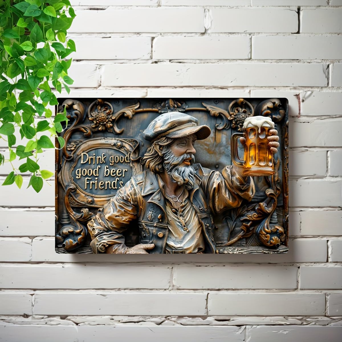 Vintage Metal Tin Sign "Wash Your Paws" - Rustic Dog Themed Artwork, Iron Wall Decor for Home, Gym, Cafe, Garage, Bathroom - Pet-Friendly Decorative Sign, 12x8 Inches