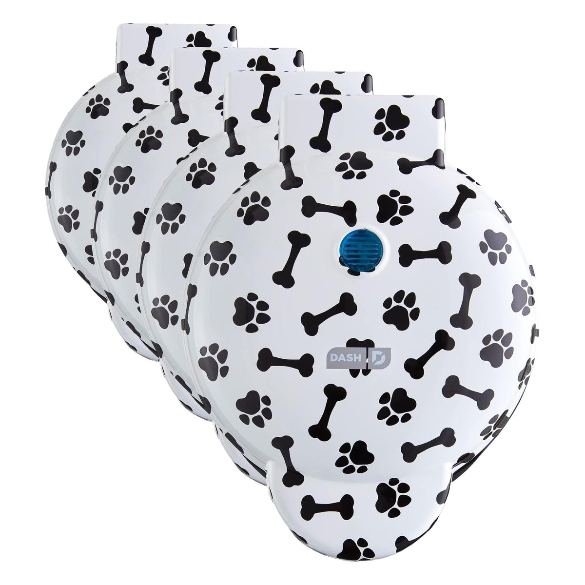 Dash Express Dog Treat Maker - DIY Bone-Shaped Treats - Personalized Dog Gifts - Easy to Clean - 8 Bones, White
