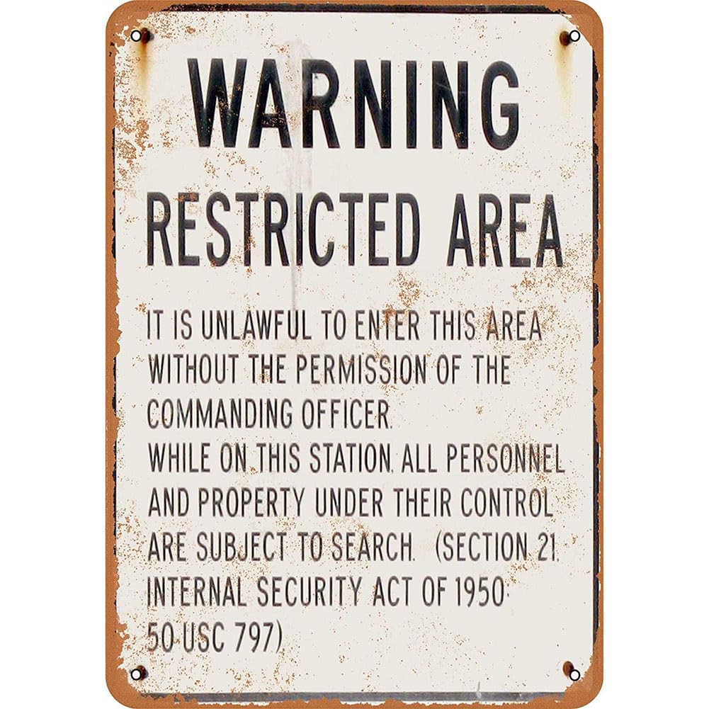 Warning Fart Zone Enter at Your Own Risk Funny Metal Tin Sign Wall Sign Plaque Poster for Home Bathroom Cafe Bar Pub Wall Decor 8x12Inch(15T40)