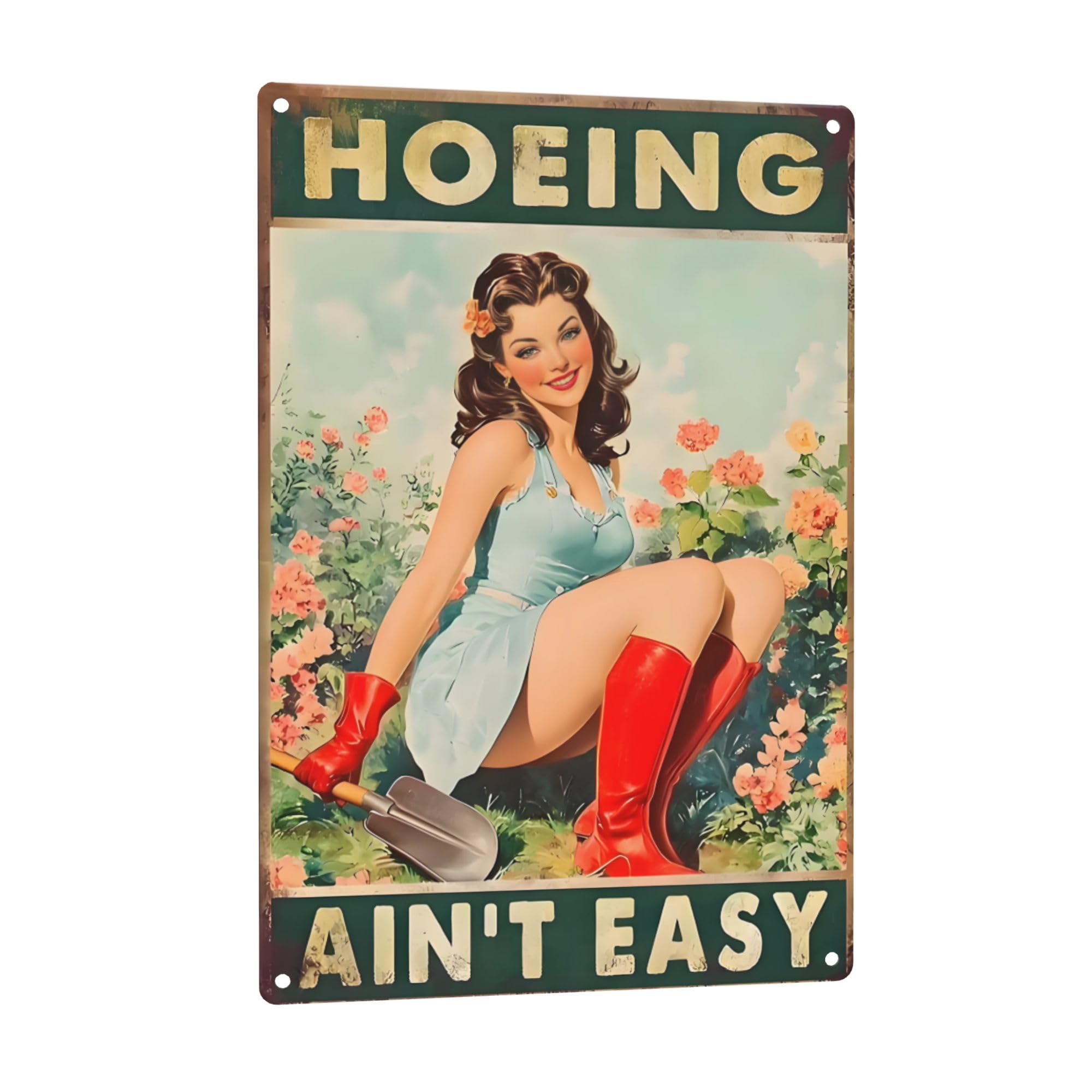Cuorung Man Cave Decor 2pcs Vintage Tin Metal Sign Swim At Your Own Risk Lifeguard Is Drunk Again Funny Pool Posters For Garage Shop Bar Pub Wall Ation Indoor/outdoor 12x8 Inch Signs, White and Blue