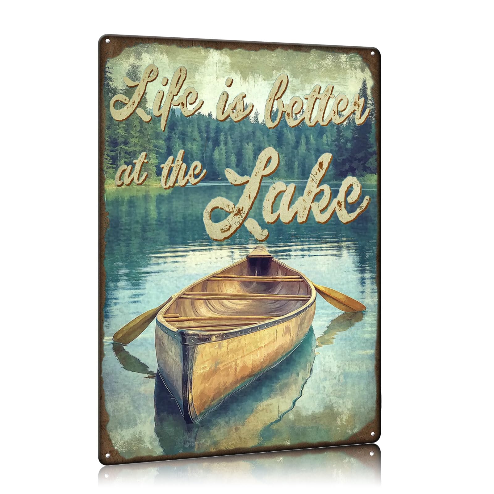 Metal Sign I Hate My Job Oh Please Funny Toilet Retro Tin Sign Bathroom Wall Art Home Décor, 12x8inch