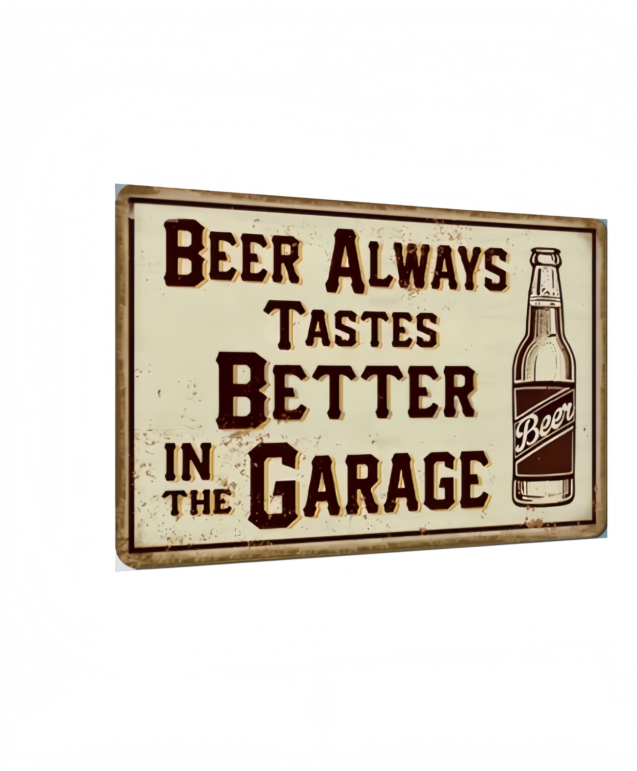 Vintage Metal Sign – “Relax, We're All Crazy. It's Not a Competition” Funny Quote – 8x12 Inch Tin Wall Decor for Home, Dorm, Cafe,