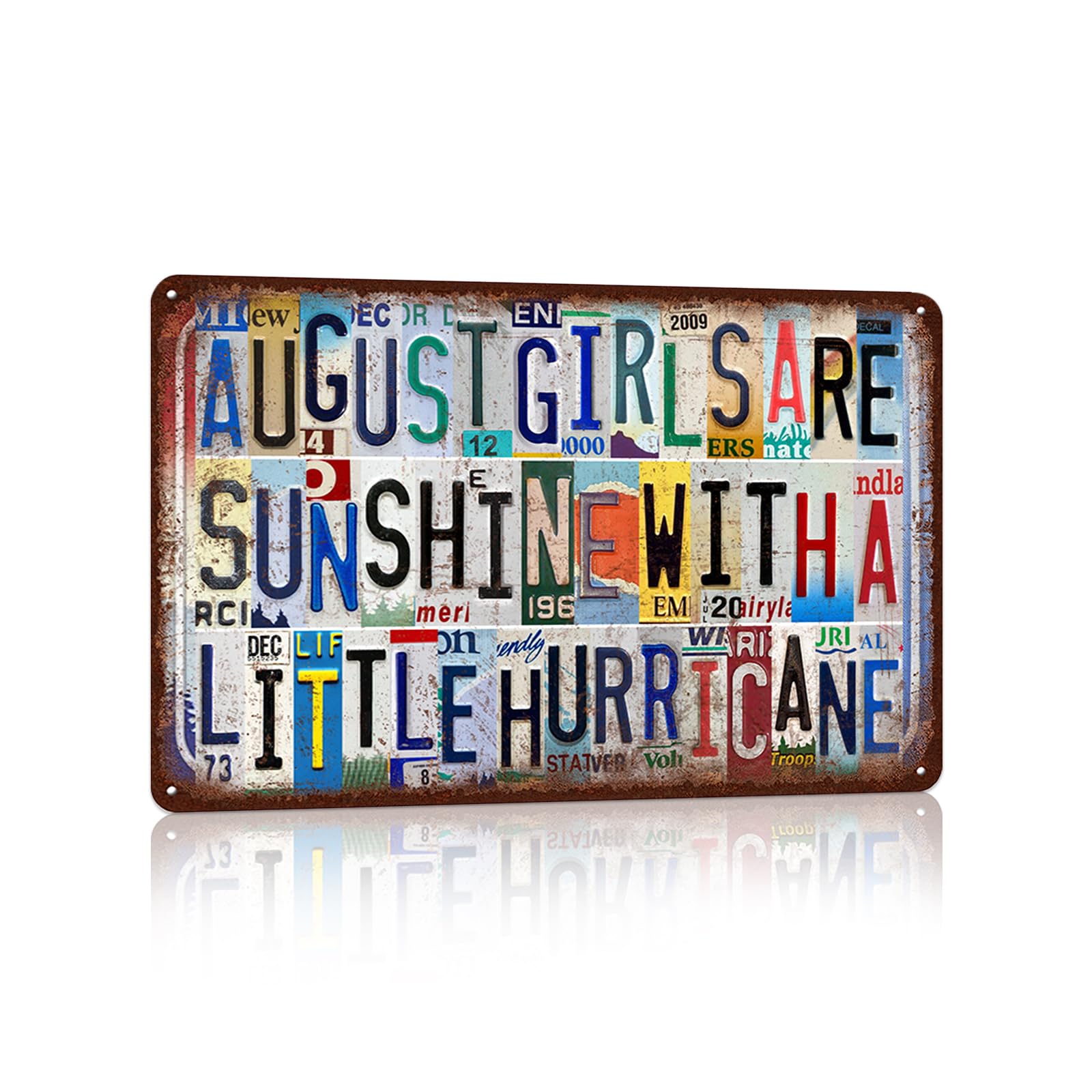Vintage I'm a Mixture of Spoiled I'll Get It Myself Metal Tin Signs Funny Independent Woman Wall Decor Strong Female Office Bedroom Gift for Women Her Daughter Sister 12 x 8 Inches