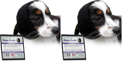 Happy Hoodie The Original Dog & Cat Calming Band - American Brand - Anxiety Relief/Noise Protection-Grooming-Thunder-Fireworks (Large, Blue) - Since 2008