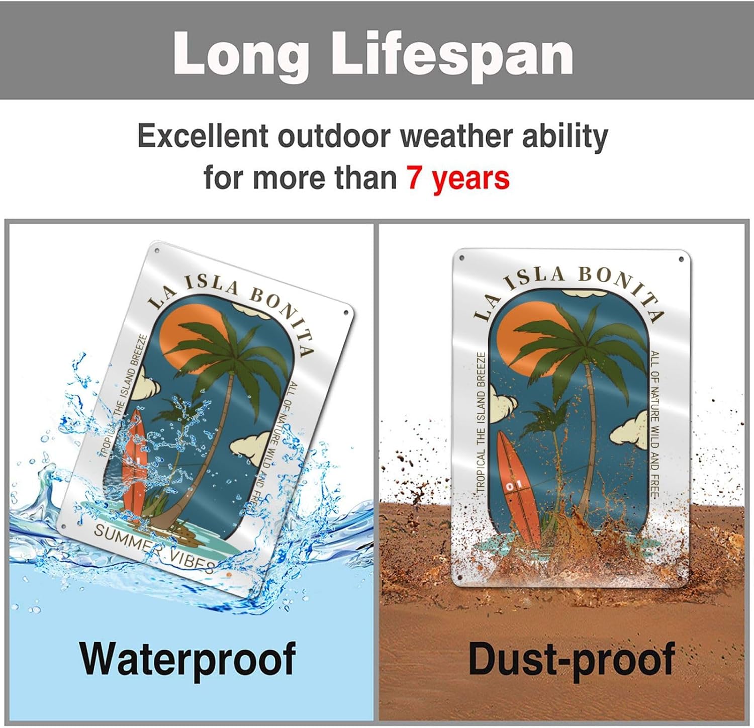 Custom Metal Tin Sign 8×12 inch,with Your Image/Text (Custom horizontally and vertically),Ships from USA