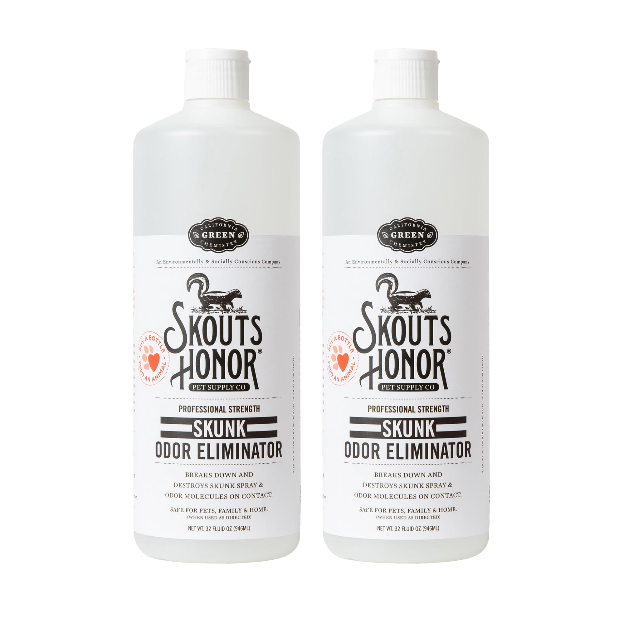 Skout's Honor Odor Eliminator - Plant-Powered Deodorizer for Offensive Pet Odors, Destroys Molecules On Contact - Biodegradable, Eco-Friendly, No Residue, 35 oz