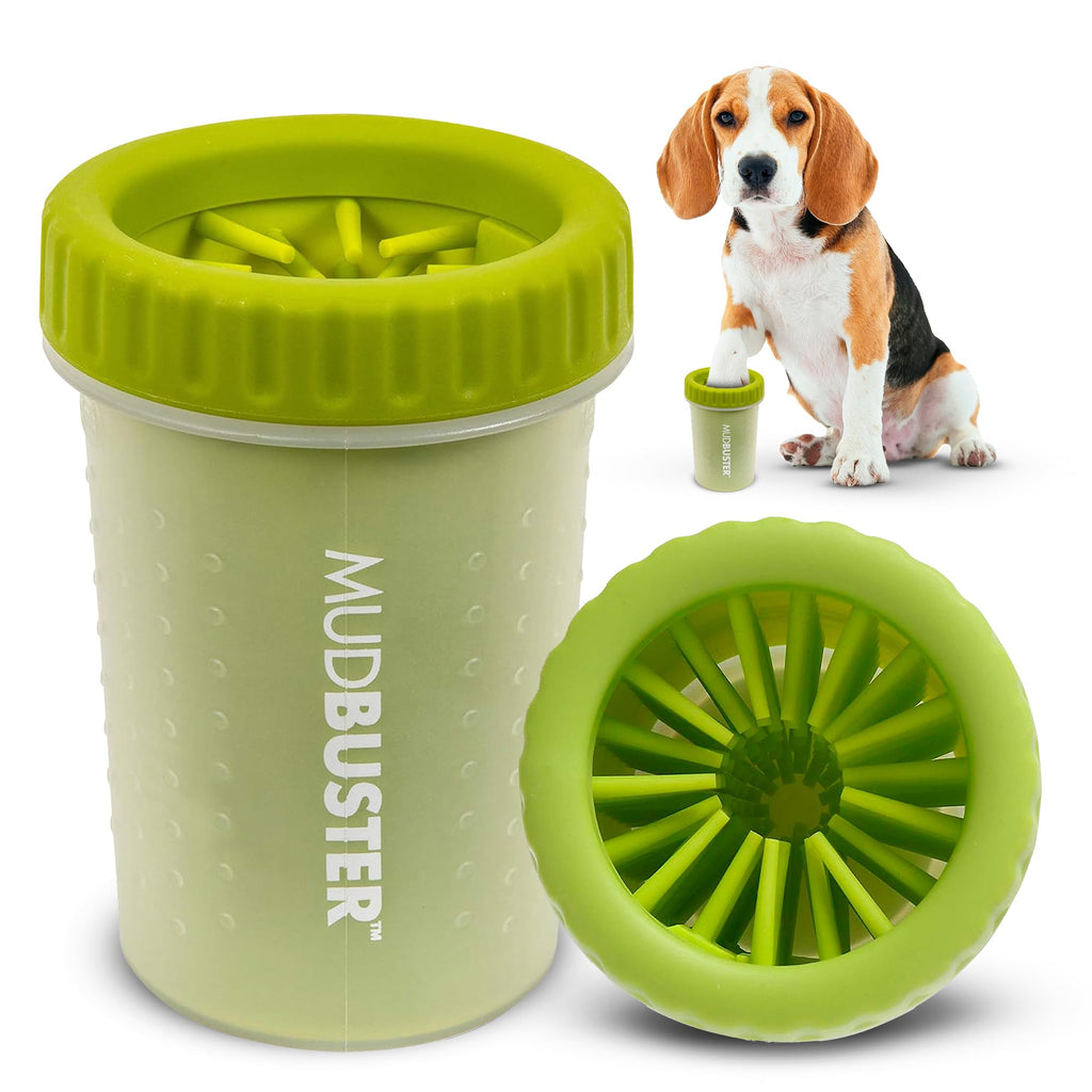 Dexas Pink Medium Dog Paw Cleaner, MudBuster - Premium Quality Pet Supplies and Dog Accessories for Dogs, Easy to Use, Mess Free, BPA Free, Patented Product