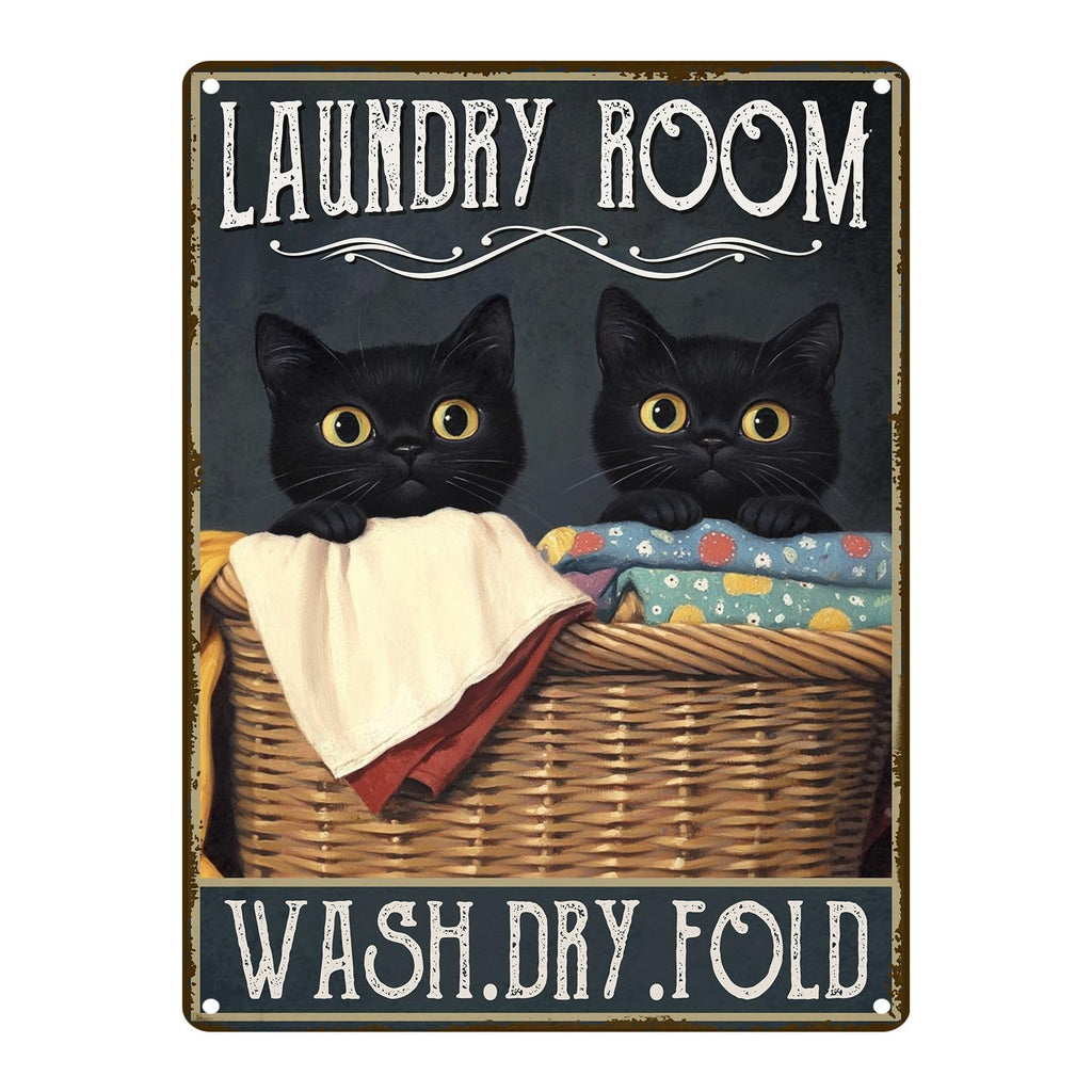 Laundry Metal Tin Sign Laundry Room Wall Decor Fresh Linens Breezy Days Signs Retro Posters for Bathroom Home Bedroom Laundromat Garden 8x12inch