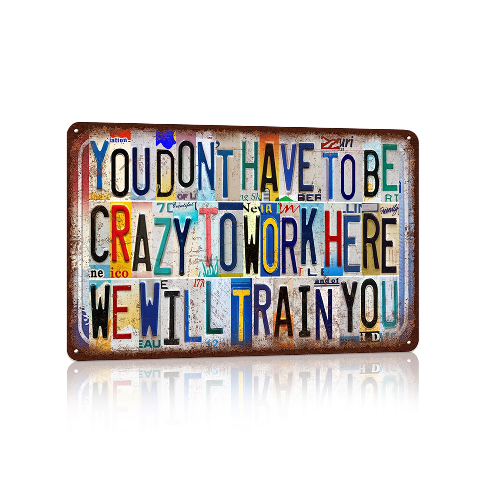 Vintage Metal Tin Signs Wall Decor for Man Cave Garage Bar Home 12 x 8 Inches - I Am Currently Unsupervised.I Know,It Freaks Me Out Too But The Possibilities Are Endless