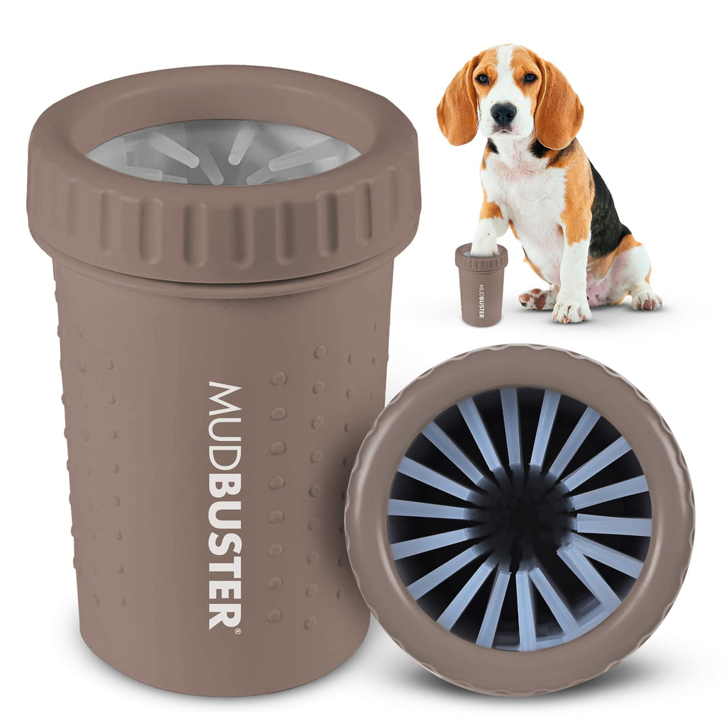 Dexas Pink Medium Dog Paw Cleaner, MudBuster - Premium Quality Pet Supplies and Dog Accessories for Dogs, Easy to Use, Mess Free, BPA Free, Patented Product