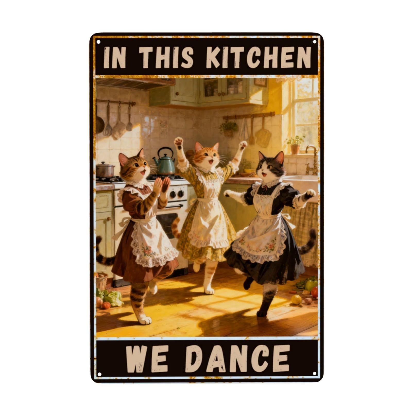 Every Little Thing is Gonna Be Alright Vintage Metal Tin Sign 8x12 Inch Home Kitchen Living Room Cafes Bedroom Wall Decor