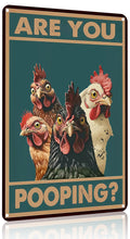 Smilelife Funny Chicken Gifts I'm Going To Let God Fix It Tin Sign for Home Farm Chicken Coop Farmhouse Kitchen Garden Decor 8 X 12 Inch (3520)