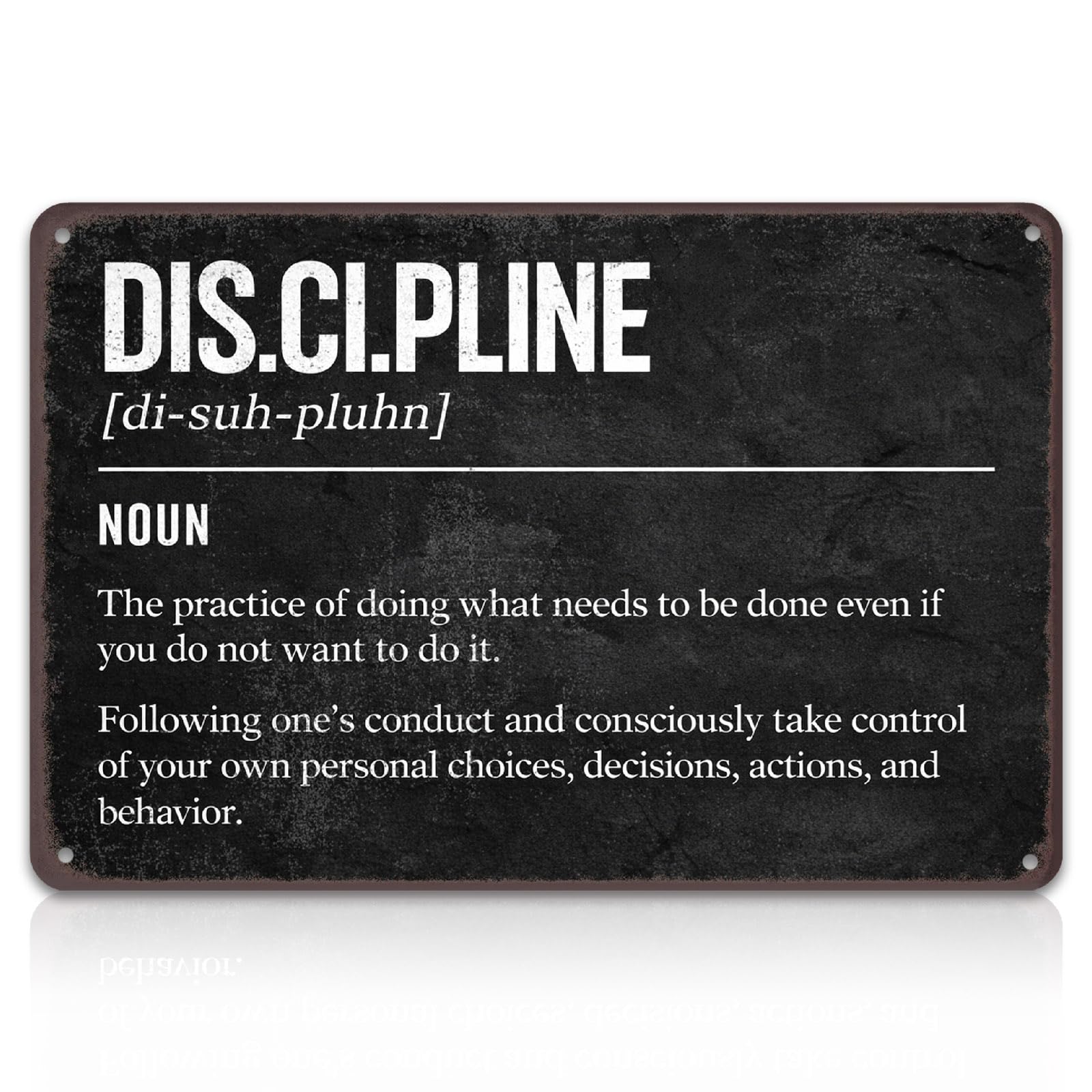 Difference Maker Metal Sign – 8x12 Inch Inspirational Wall Decor for Office & Classroom, Motivational Quote Tin Sign Appreciation Gift for Teacher, Coach, Manager