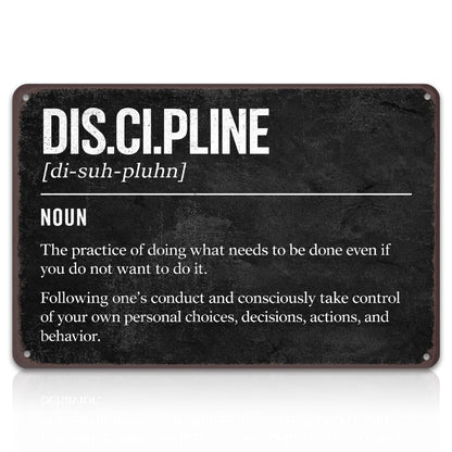 Difference Maker Metal Sign – 8x12 Inch Inspirational Wall Decor for Office & Classroom, Motivational Quote Tin Sign Appreciation Gift for Teacher, Coach, Manager