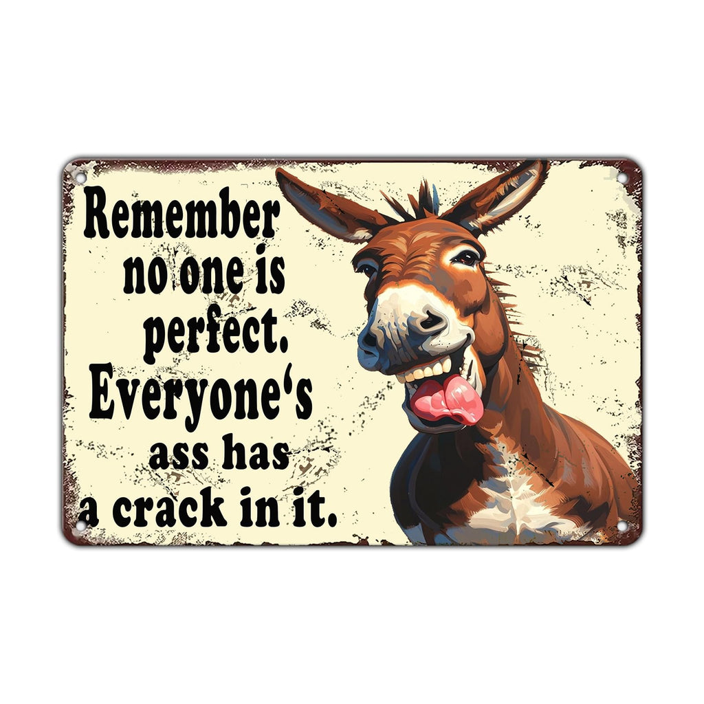 Funny Don'T Expect Me Normal Metal Tin Sign 12x8 Inch Horse Tin Sign Don'T Expect Me Normal Horse Poster Home Kitchen Garden Bar Restaurant Coffee Are Wall Decor
