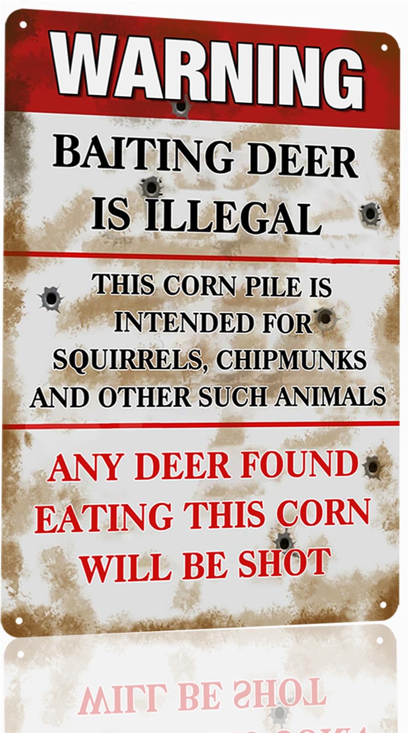 Funny Garage Signs Man Cave Decor For Men Vintage Metal Tin Sign Gifts For Man Cave No Trespassing Sign Warning Due To The Rising Cost Of Ammunition Sign Wall Decor For Home Bar 12 X 8 Inches