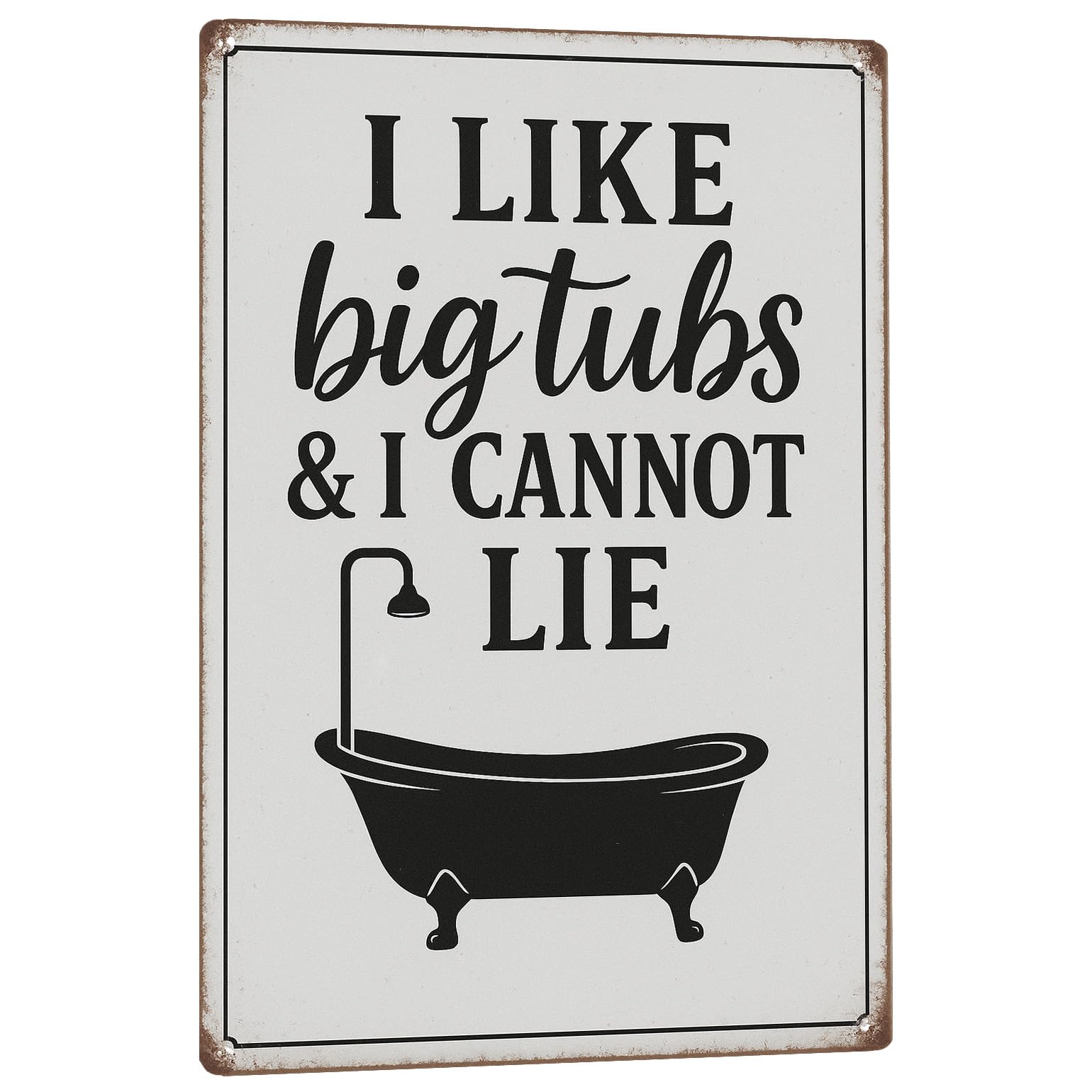 Funny Bar Signs for Home Bar Decor, Partners In Wine Sign - Man Cave Decor Retro Bar Wall Sign Vintage Metal Tin Sign for Home Kitchen Pub Decorations 8x12 Inch