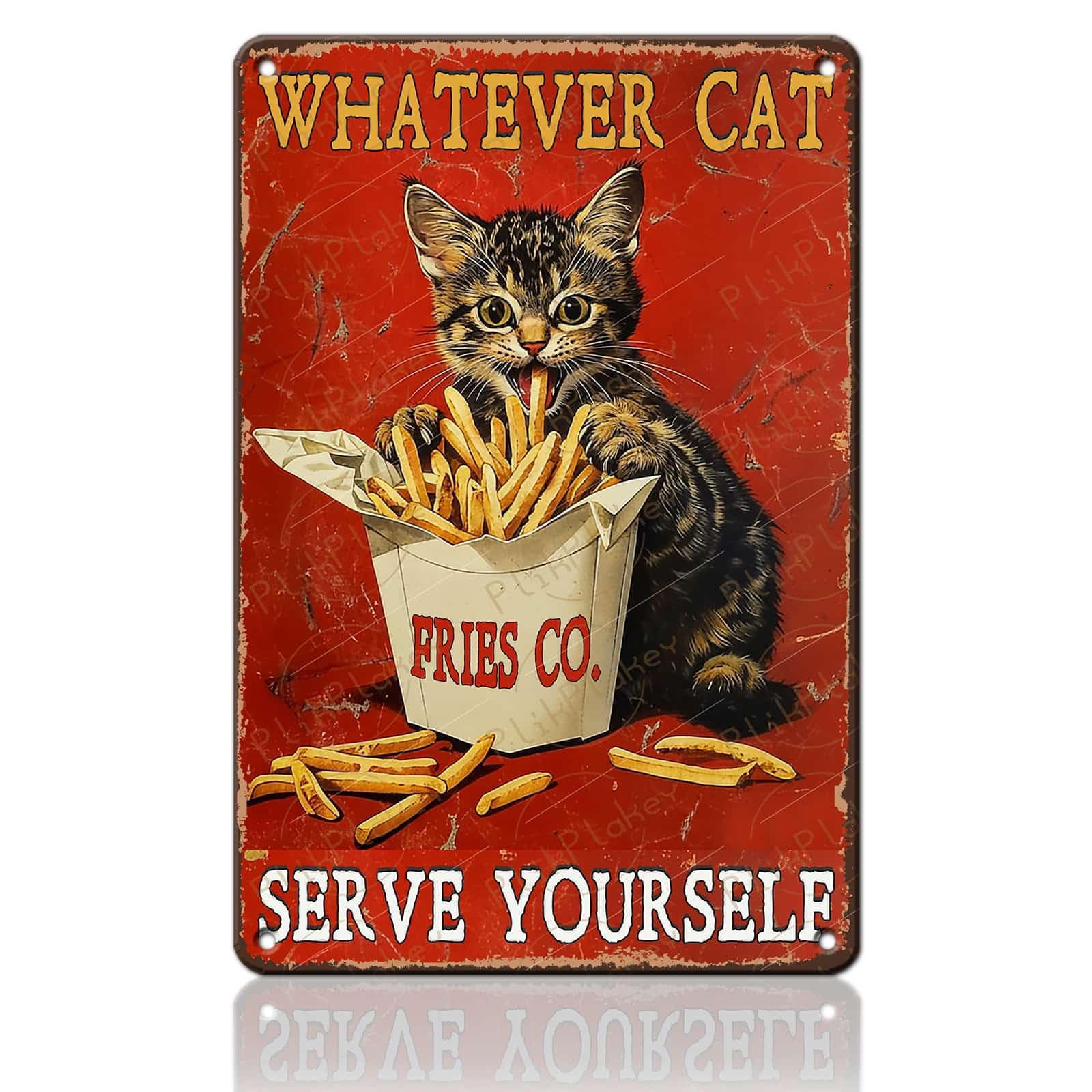 Best in Town Beef Hamburgers Retro Metal Tin Sign Vintage Wall Decor Bar Fast Food Shop Restaurant Kitchen Snack Truck Pub Coffee Home Poster 12x8 Inch