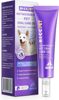 HICC PET Dog Dental Gel, Vet-Trusted Teeth Cleaning Gel for Dogs & Cats, Pet Breath Freshener, Maintains Gum Health, Natural Enzymatic Oral Repair Gel Kit, No Brushing Required, Non-Toxic. 2 fl oz