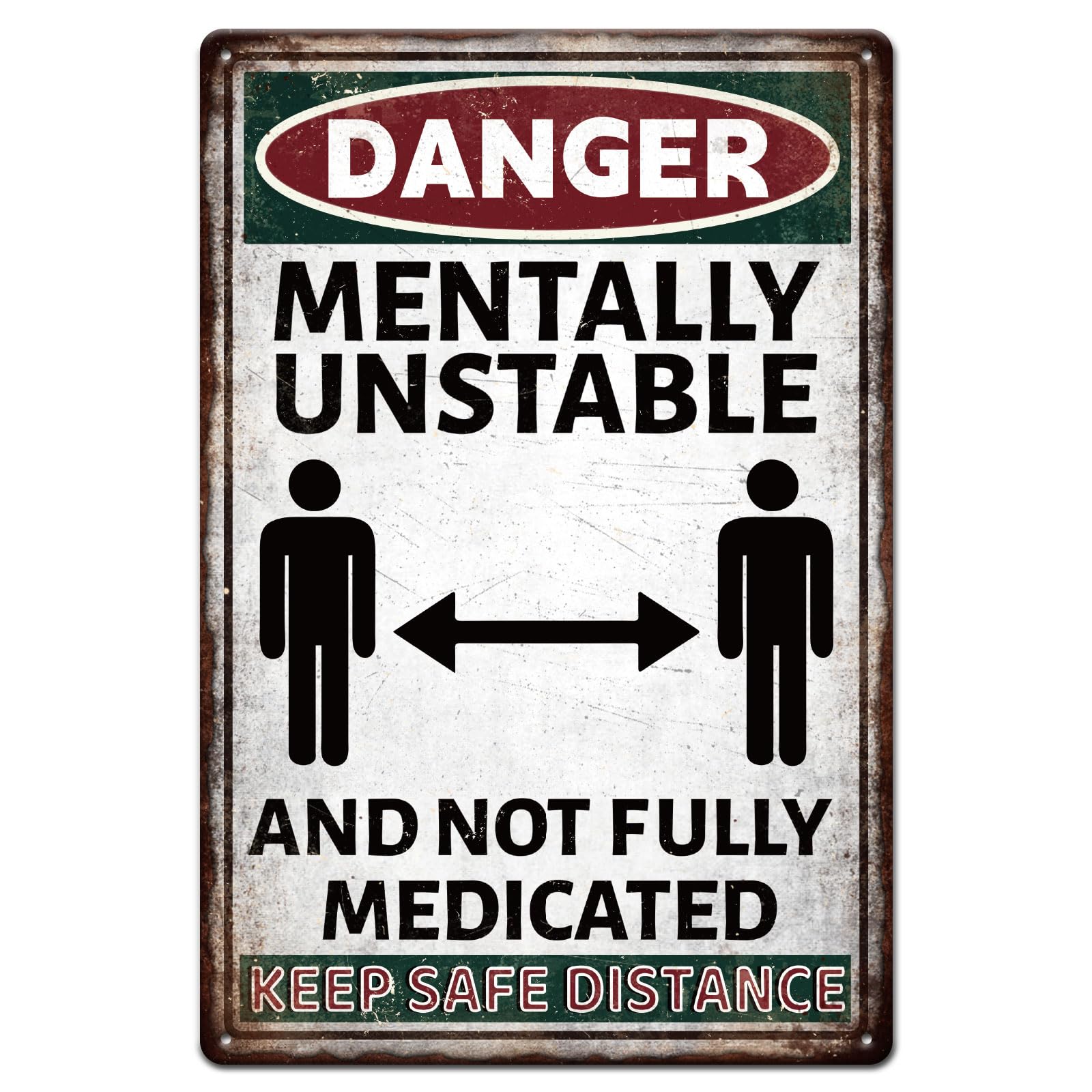 GLOBLELAND Vintage Danger Warning Metal Tin Sign 12x8inch Shark Zone Tin Signage Decor Signs Retro Ocean Shark Wall Metal Plaque for Office Home Garage Room Cafes Bars Fishing Area Decoration