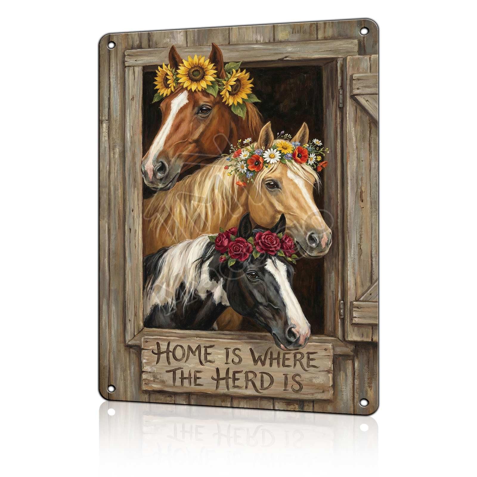 Rise and Shine Chicken Metal Tin Sign - Rustic Farmhouse Kitchen Wall Decor - Cute Rooster & Hen Art Poster for Coffee Bar or Breakfast Nook 8x12 inch