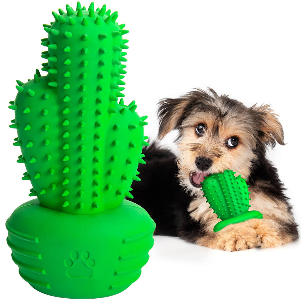 Pamlulu Dog Chew Toys Dog Toothbrush Stick Teeth Cleaning Brush Dental for Medium Large Dog, Puppy Christmas Easter Birthday Gifts, Outdoor Squeaky Toys for Aggressive Chewers Interactive Tough Toys