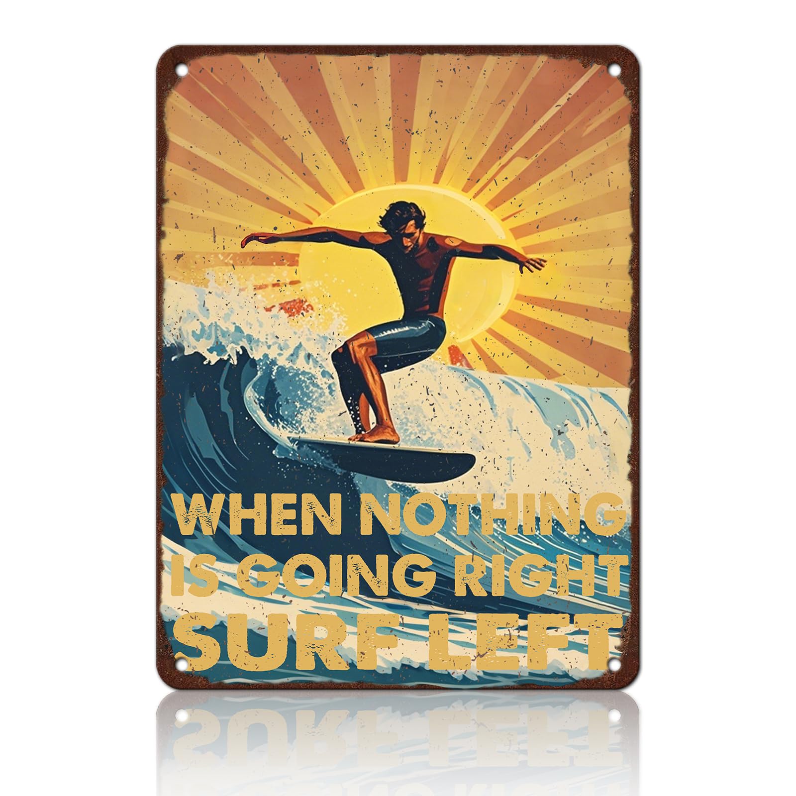 Beach Metal Sign Some Girls Are Just Born With The Beach In Their Souls Tin Sign Home Bar Pub 8x12 Inch Wall Decor