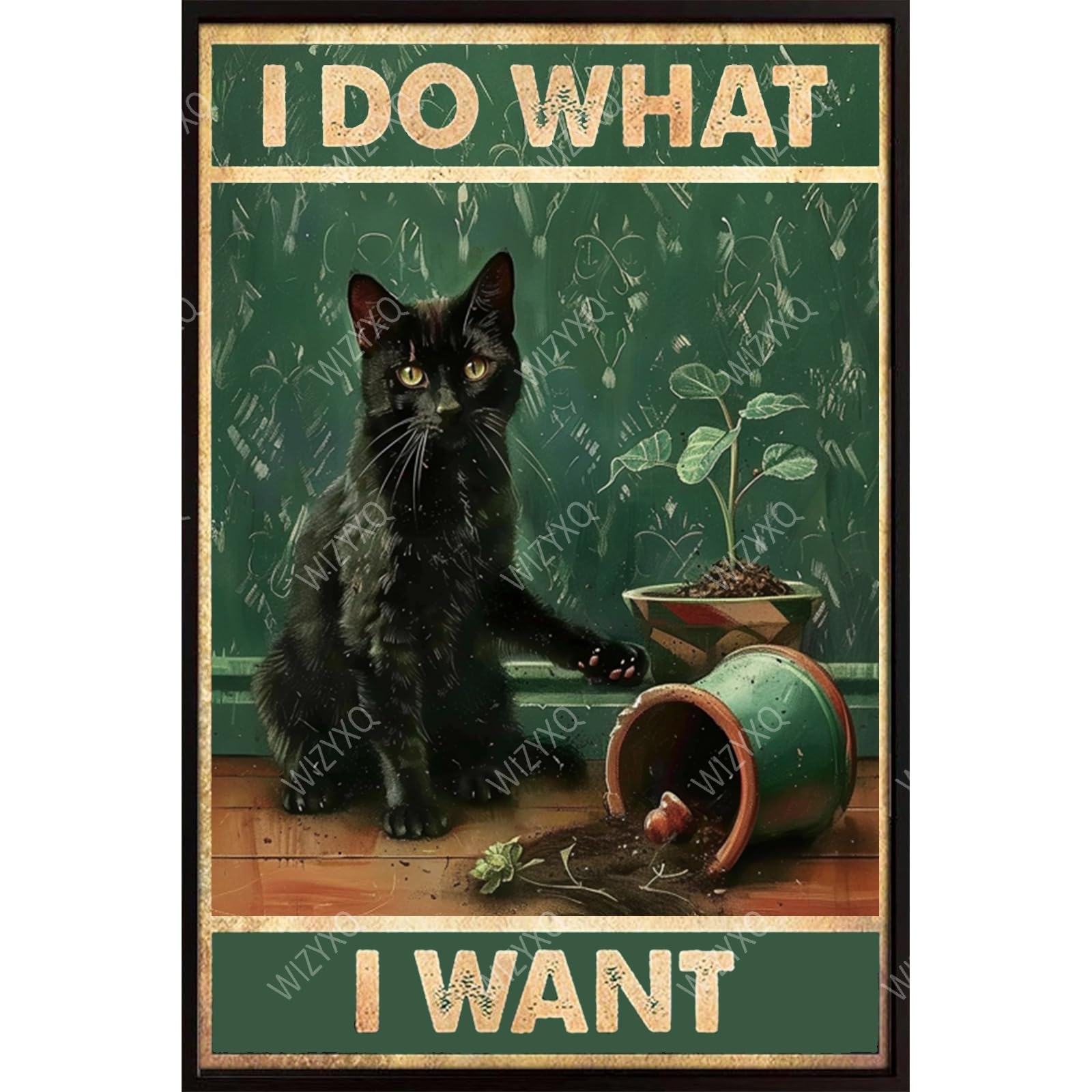 Floral and Bee Metal Signs In A World Where You Can Be Anything Funny Vintage Tin Sign Retro Wall Decor for Bee Lovers Room 8×12 Inches