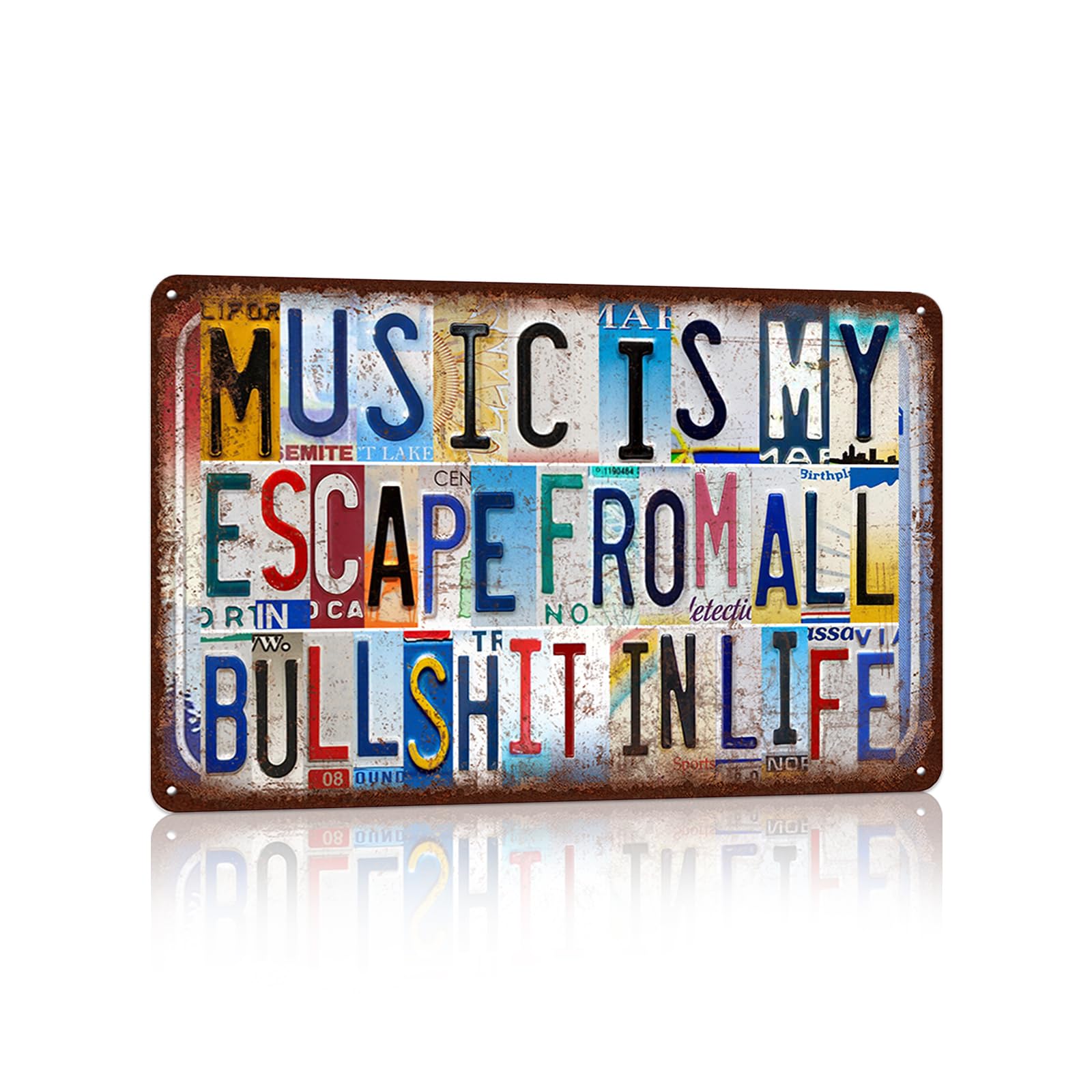 Vintage Metal Tin Signs Wall Decor for Man Cave Garage Bar Home 12 x 8 Inches - I Am Currently Unsupervised.I Know,It Freaks Me Out Too But The Possibilities Are Endless