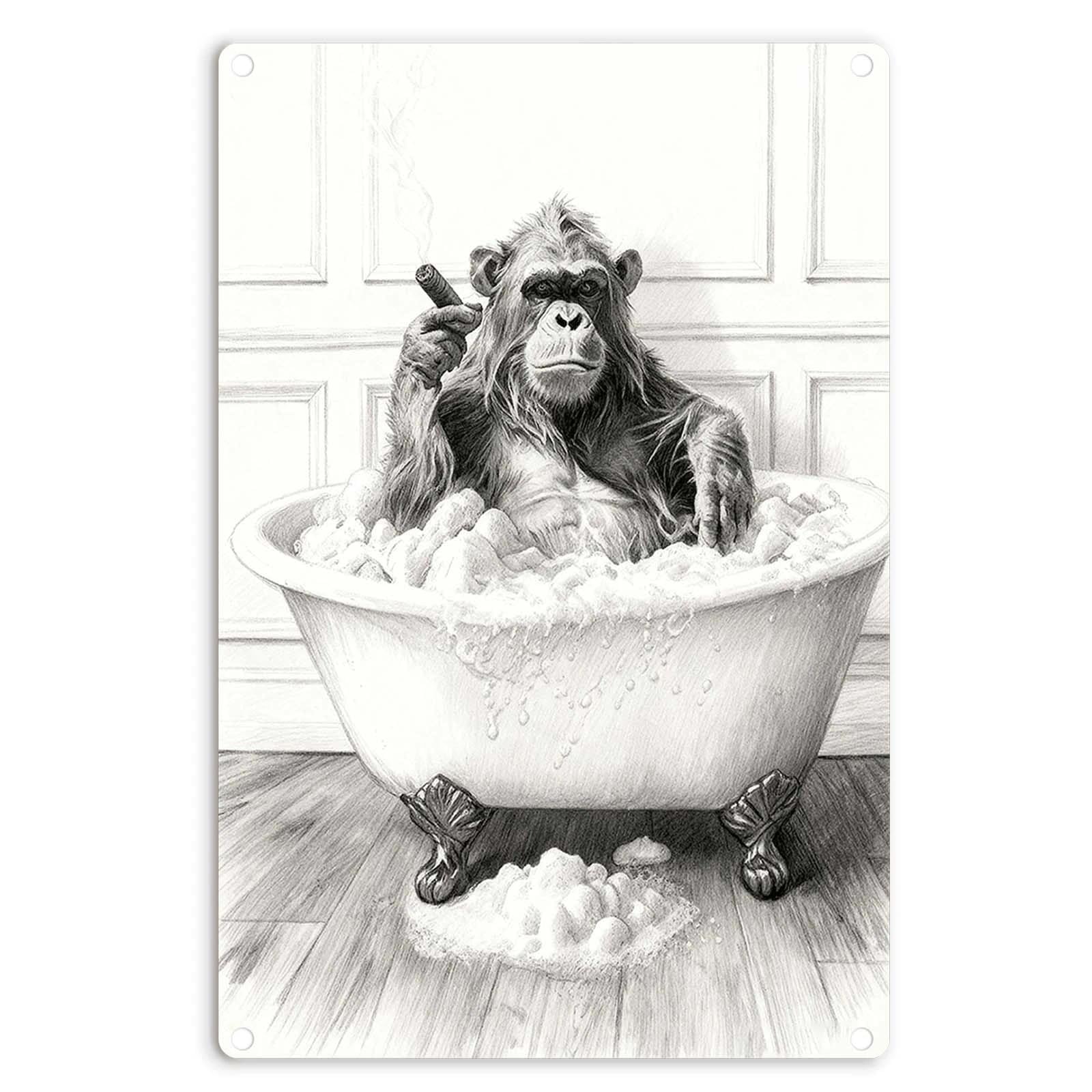 Funny Bathroom Wall Art Highland Cow Metal Signs - Vintage Metal Tin Sign Wall Art Decor, Are You Pooping Western Bathroom Decor for Cow Lovers,Restroom,12x8 inch