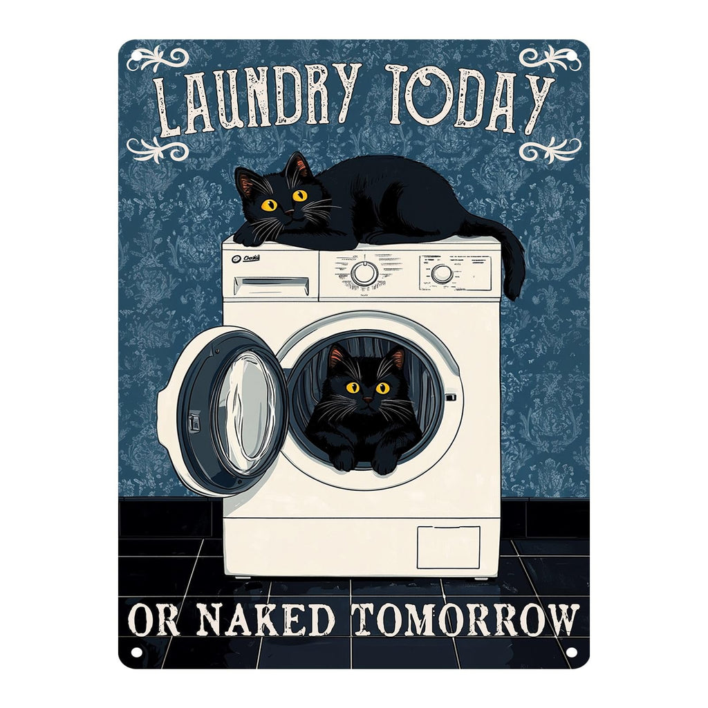 Laundry Metal Tin Sign Laundry Room Wall Decor Fresh Linens Breezy Days Signs Retro Posters for Bathroom Home Bedroom Laundromat Garden 8x12inch