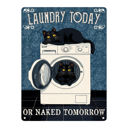 Laundry Metal Tin Sign Laundry Room Wall Decor Fresh Linens Breezy Days Signs Retro Posters for Bathroom Home Bedroom Laundromat Garden 8x12inch