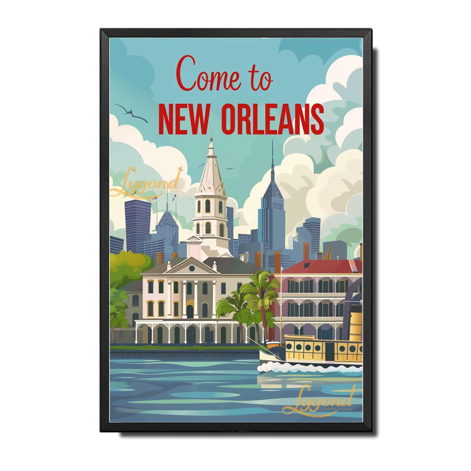 Lygond Metal Sign Tin Sign Vintage Wall Art Come to Chicago Travel Greenhouse Decor for Gift 8×12 Inches
