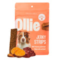 Ollie Jerky Dog Treats Variety Pack, Chicken and Apple and Beef and Sweet Potato Bundle, All Natural, Healthy, Made with Real Meat 5 Oz. Pack of 2