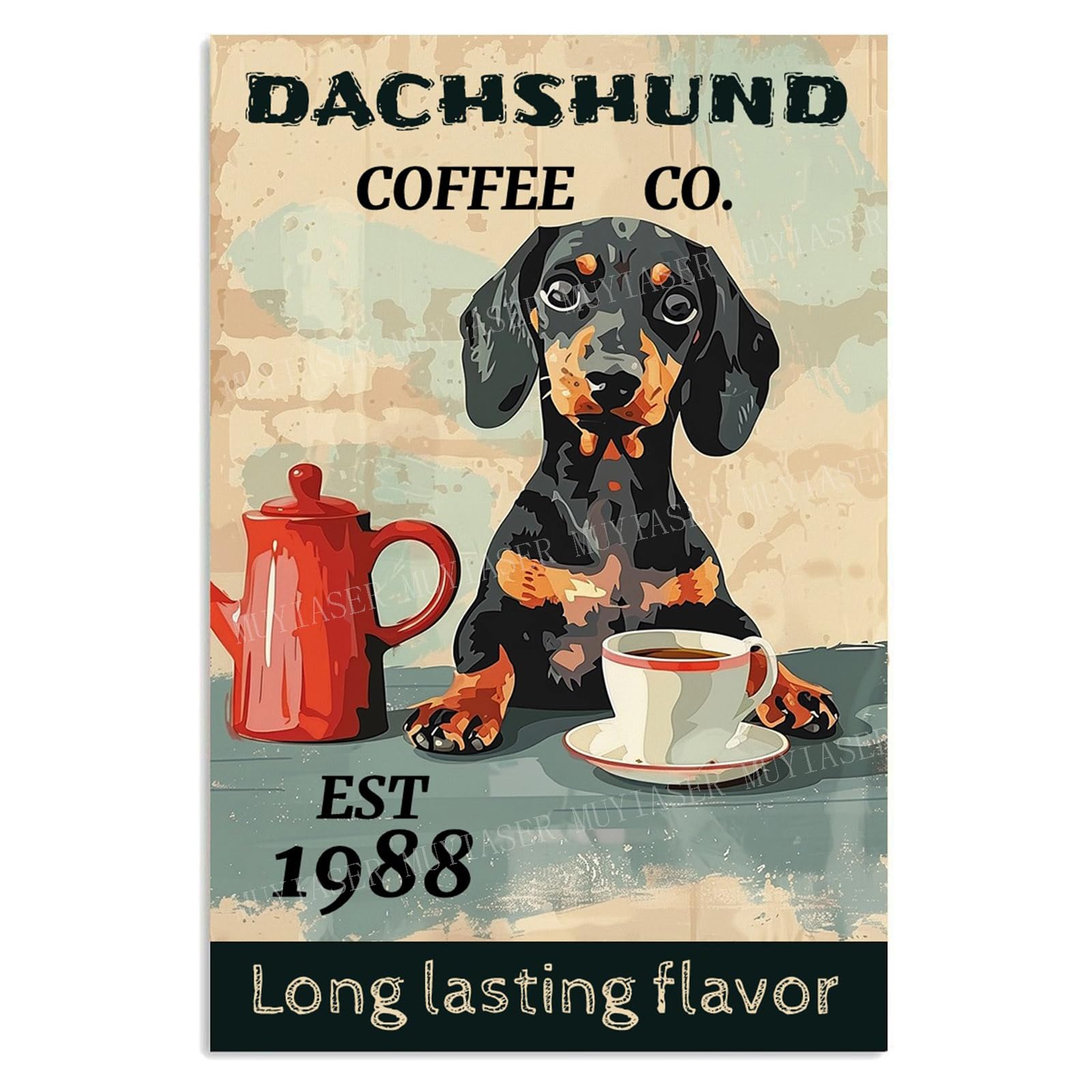 Retro Beach Aluminum Vintage Tin Sign for Kitchen Office Home Bar Cafe Decor 8x12 Inch