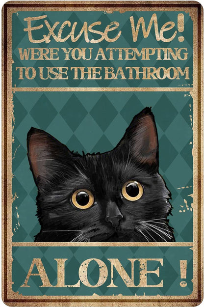 Metal Sign I Hate My Job Oh Please Funny Toilet Retro Tin Sign Bathroom Wall Art Home Décor, 12x8inch