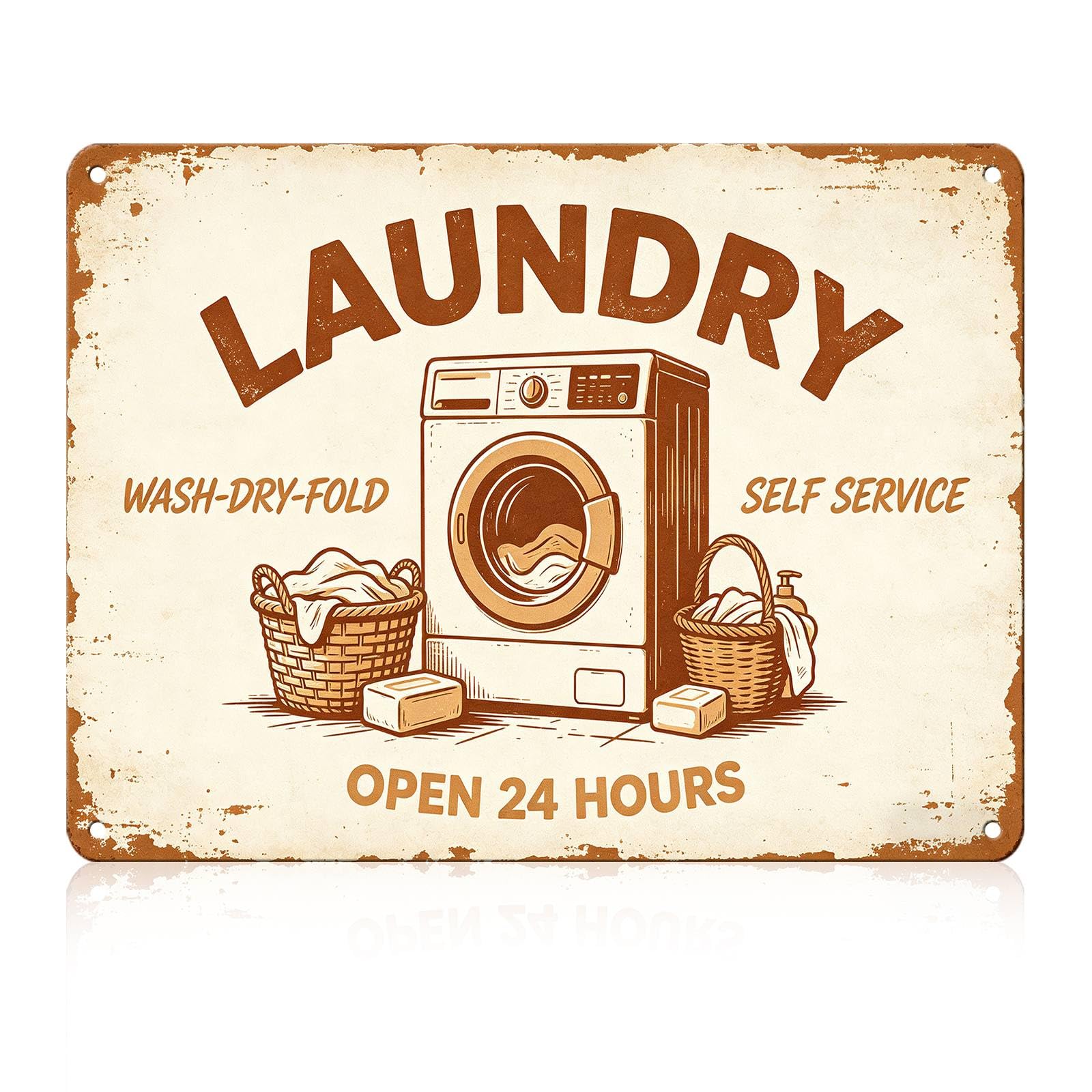 Laundry Metal Tin Sign Laundry Room Wall Decor Fresh Linens Breezy Days Signs Retro Posters for Bathroom Home Bedroom Laundromat Garden 8x12inch
