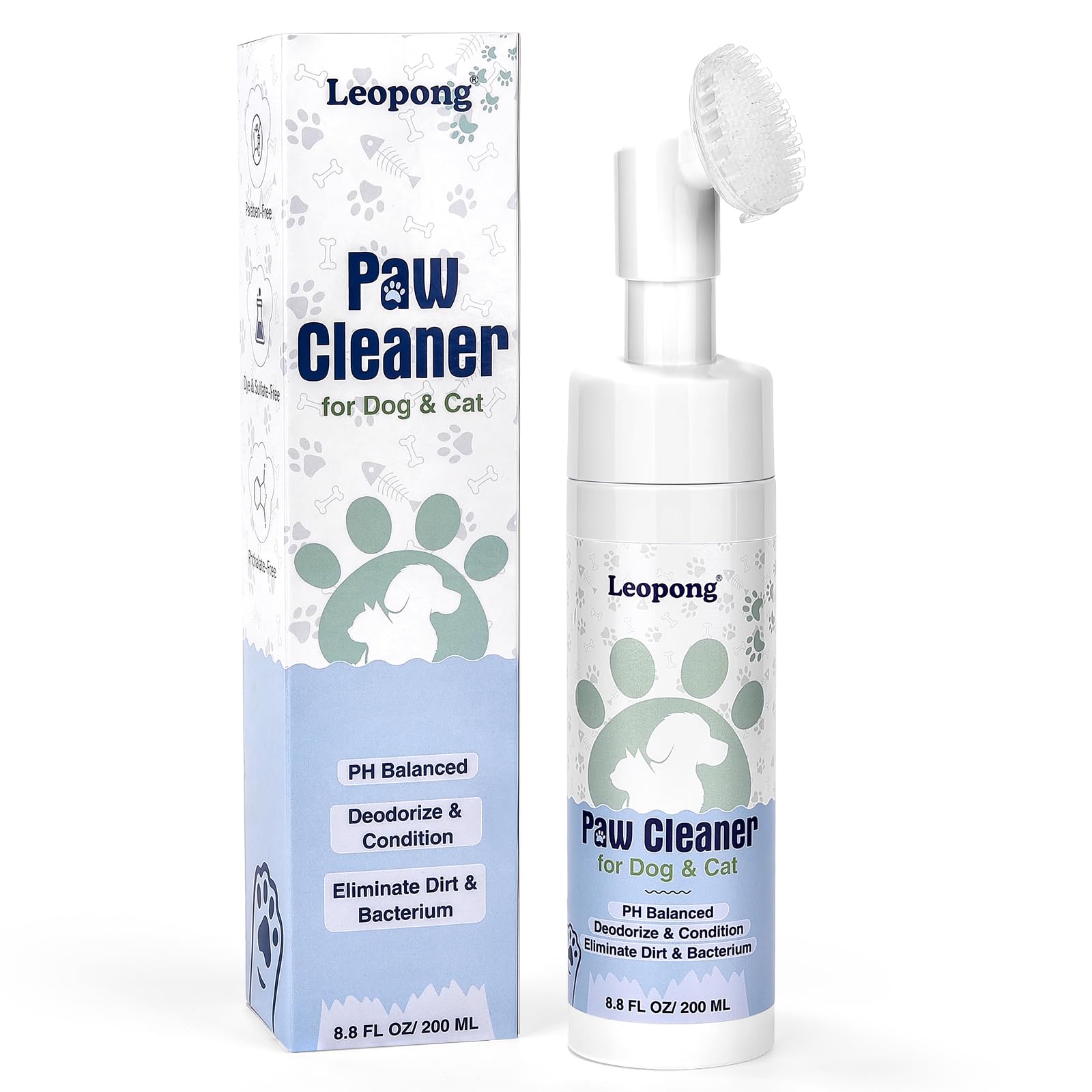 Leopong Dog Paw Care Kit, Paw Cleaner & Paw Balm for Dogs