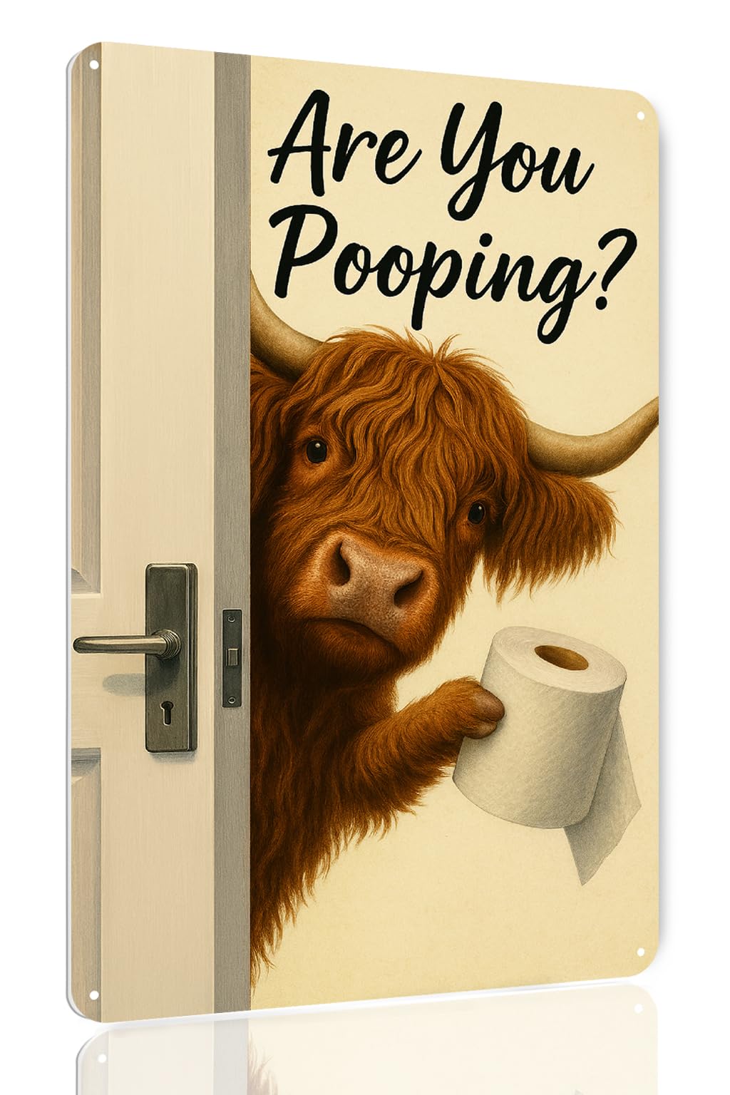 Funny Bathroom Sign, Remember to Wipe Metal Tin Sign, Dog Bathroom Wall Decor, Vintage Bathroom Accessories for Home Guest Restroom, Toilet Humor Wall Art - 8x12 Inch