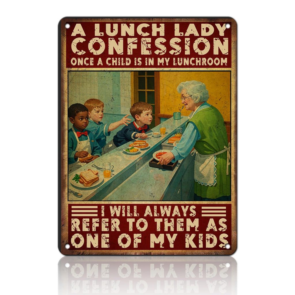 Dad's BBQ Metal Tin Sign BBQ Retro Metal Tin Sign Home Kitchen Wall Decor 12x8 Inch Funny Plaque