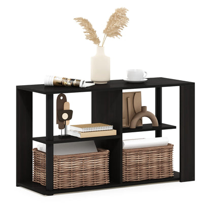 Furinno Simple Design Coffee Table, French Oak Grey/Black