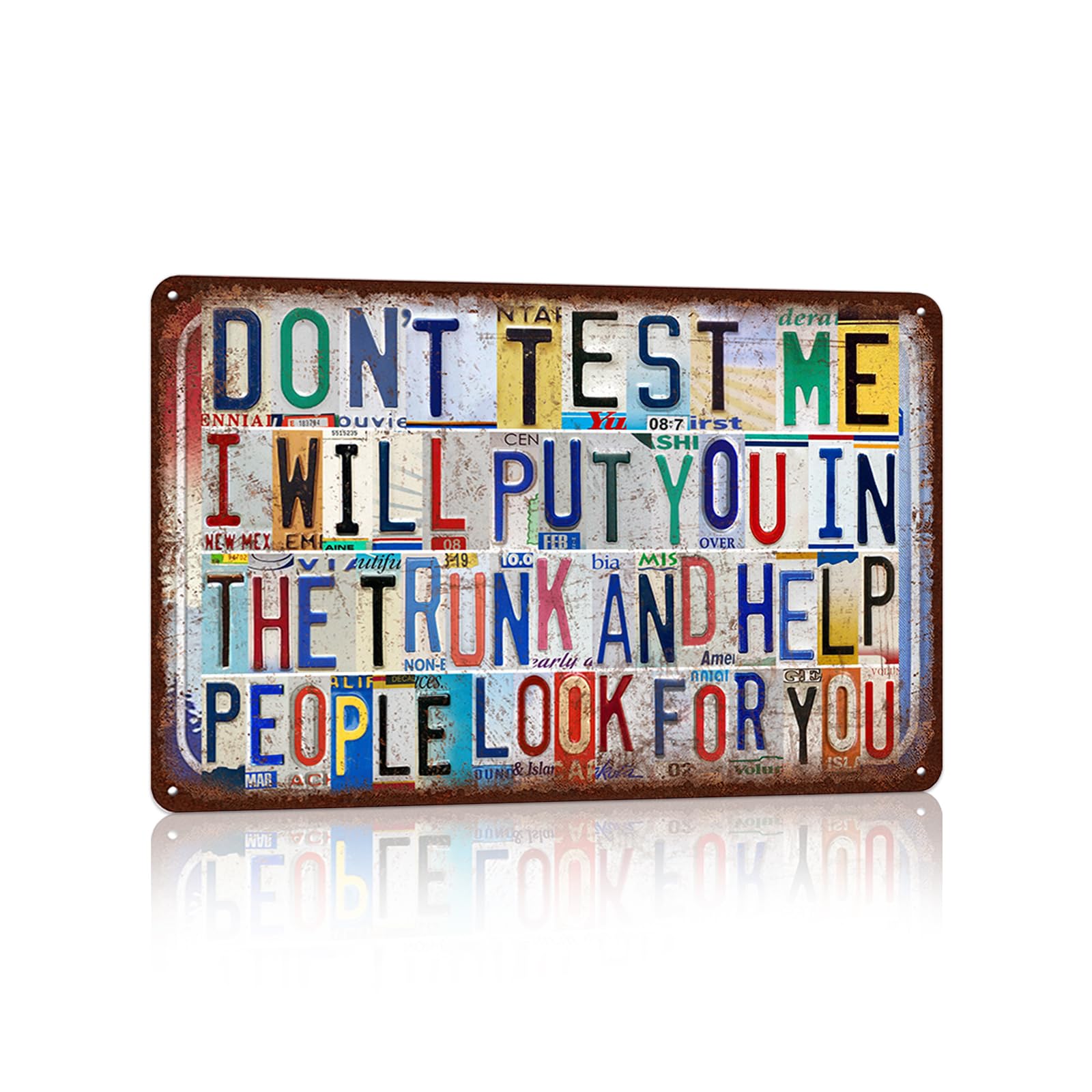 Vintage Metal Tin Signs Wall Decor for Man Cave Garage Bar Home 12 x 8 Inches - I Am Currently Unsupervised.I Know,It Freaks Me Out Too But The Possibilities Are Endless
