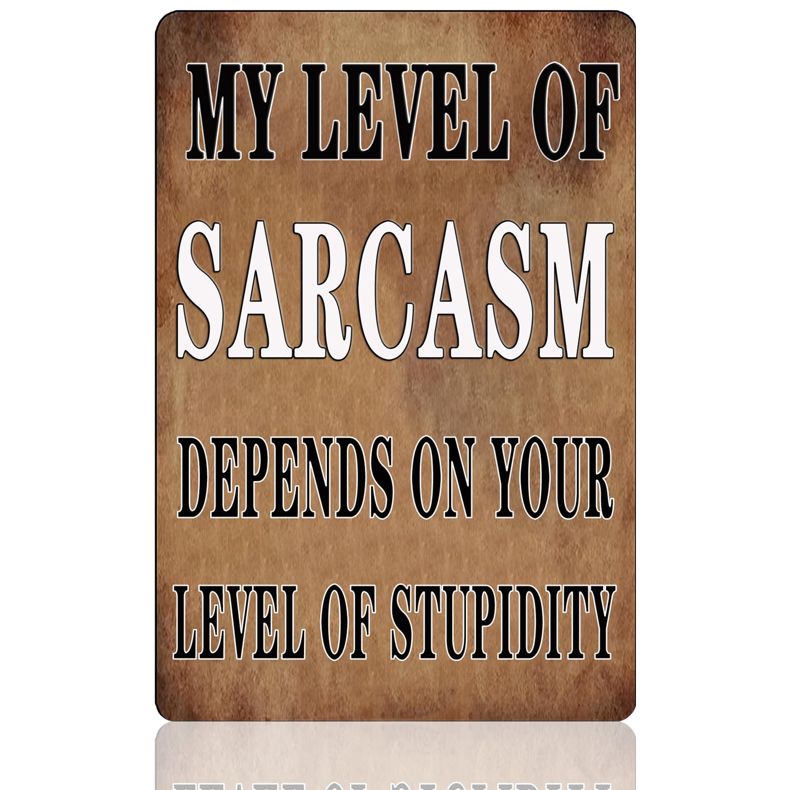 8x12 inch Blue I'm Not An Angry Person Sign, Tin Metal Wall Decor, Funny Sarcastic Gift for Men, Garage, Office, Home