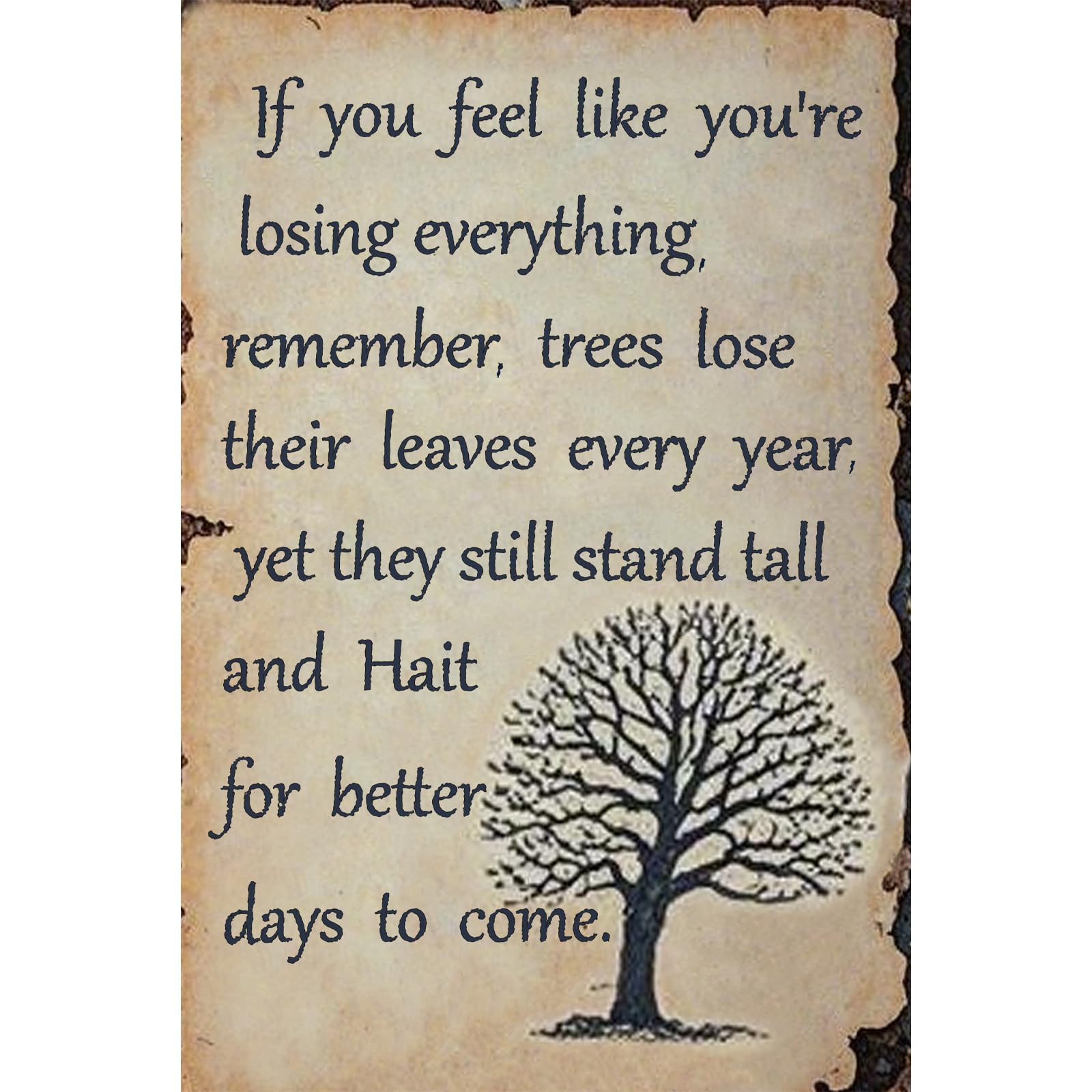 Retro Tin Sign - INTO THE FOREST I GO TO LOSE MY MIND AND FIND MY SOUL - Vintage Metal Wall Art for Home, Bar, Cafe, or Office Decor - Thoughtful Gift for Family, Friends or Coworkers-Styl 3