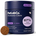 PetLab Co. Probiotics for Dogs, Support Gut Health, Occasional Diarrhea, Digestive Health & Seasonal Allergies - Pork Flavor - 30 Soft Chews - Packaging May Vary