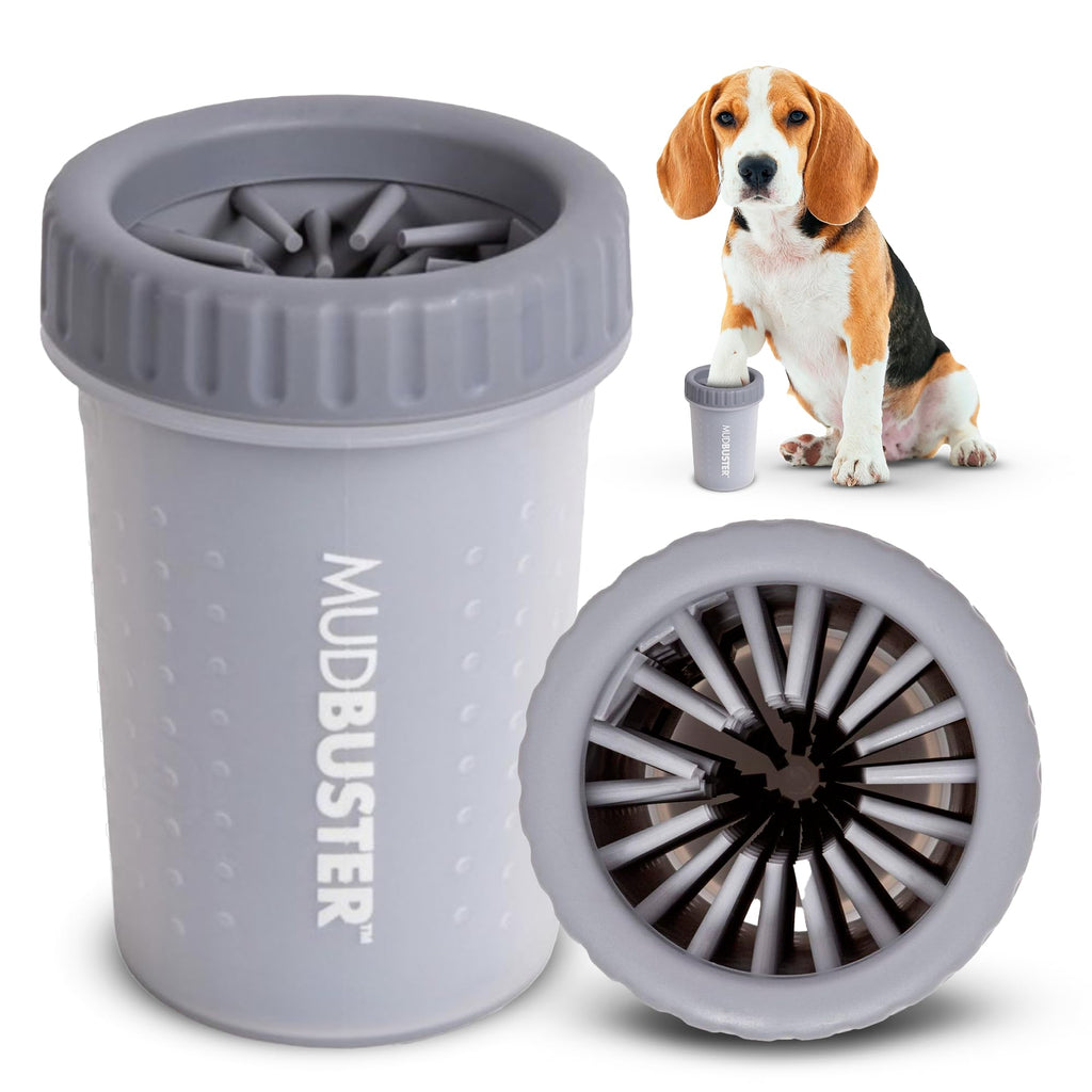 Dexas Pink Medium Dog Paw Cleaner, MudBuster - Premium Quality Pet Supplies and Dog Accessories for Dogs, Easy to Use, Mess Free, BPA Free, Patented Product